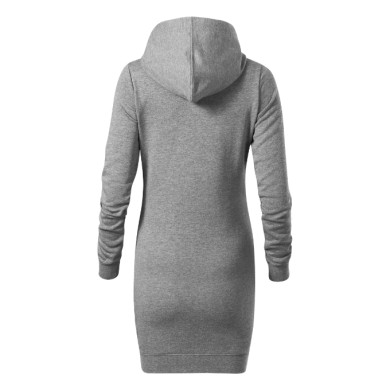 Robe femme Snap 419 - gris chiné foncé