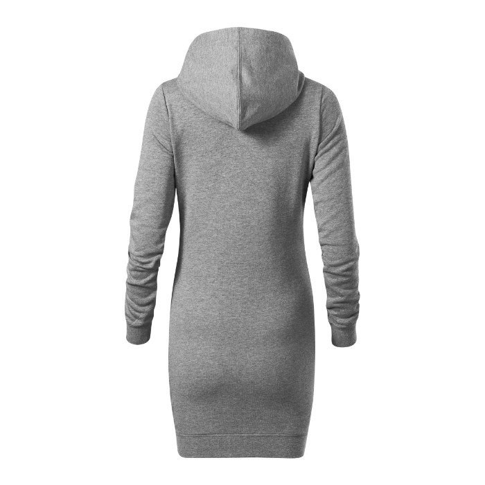 Robe femme Snap 419 - gris chiné foncé