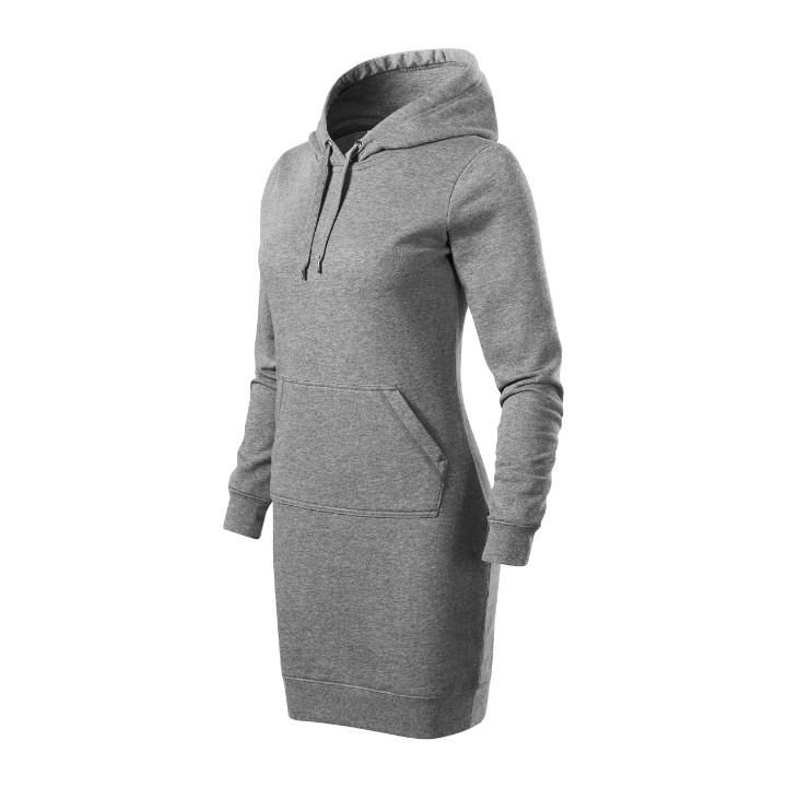 Robe femme Snap 419 - gris chiné foncé