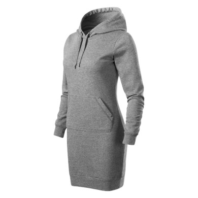 Robe femme Snap 419 - gris chiné foncé