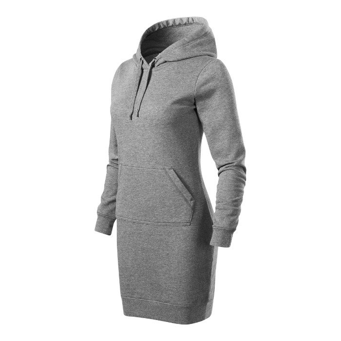 Robe femme Snap 419 - gris chiné foncé