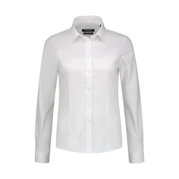 Chemise femme Fitted Stretch Blouse T24 - blanc