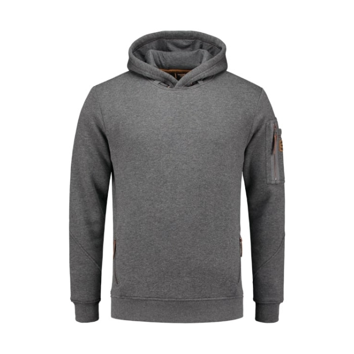 Sweatshirt homme Premium Hooded Sweater T42 - stone melange