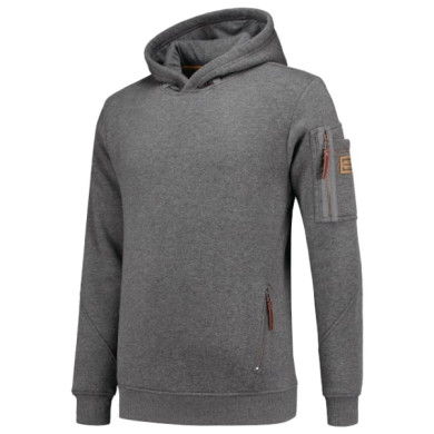 Sweatshirt homme Premium Hooded Sweater T42 - stone melange