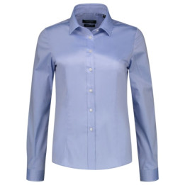 Chemise femme Fitted Stretch Blouse T24 - blue