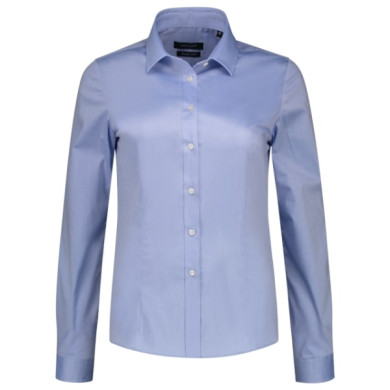 Chemise femme Fitted Stretch Blouse T24 - blue