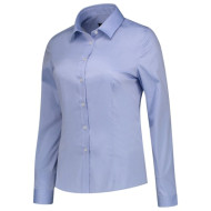 Chemise femme Fitted Stretch Blouse T24 - blue
