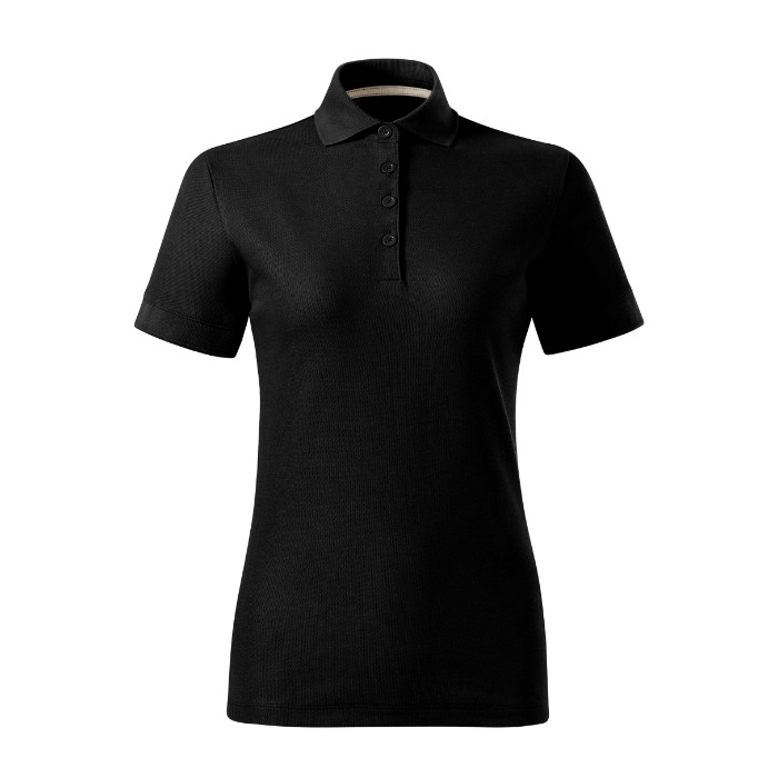 Polo femme Prime (GOTS) 235 - noir