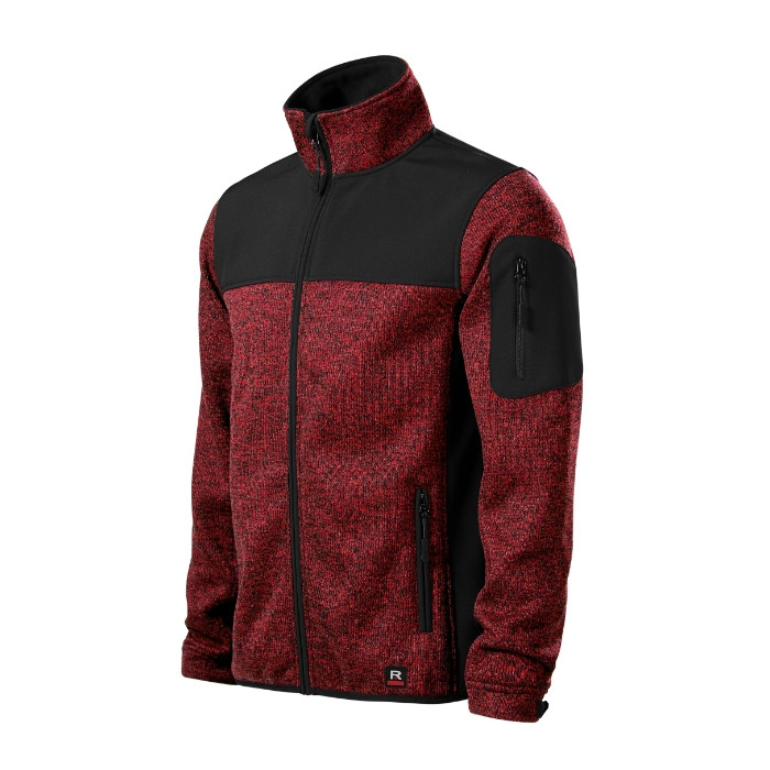 Blouson softshell homme Casual 550 - knit marlboro red