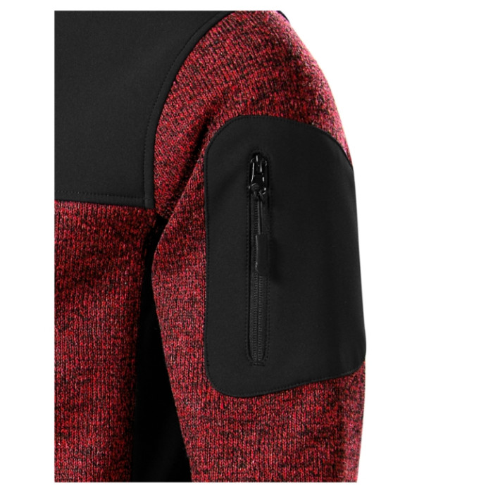 Blouson softshell homme Casual 550 - knit marlboro red