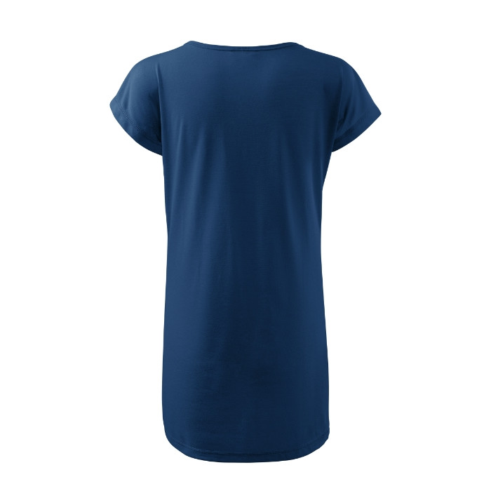 Tee-shirt/robe femme Love 123 - bleu nuit