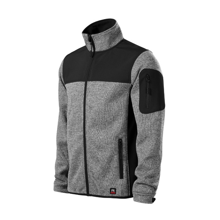 Blouson softshell homme Casual 550 - knit light gray