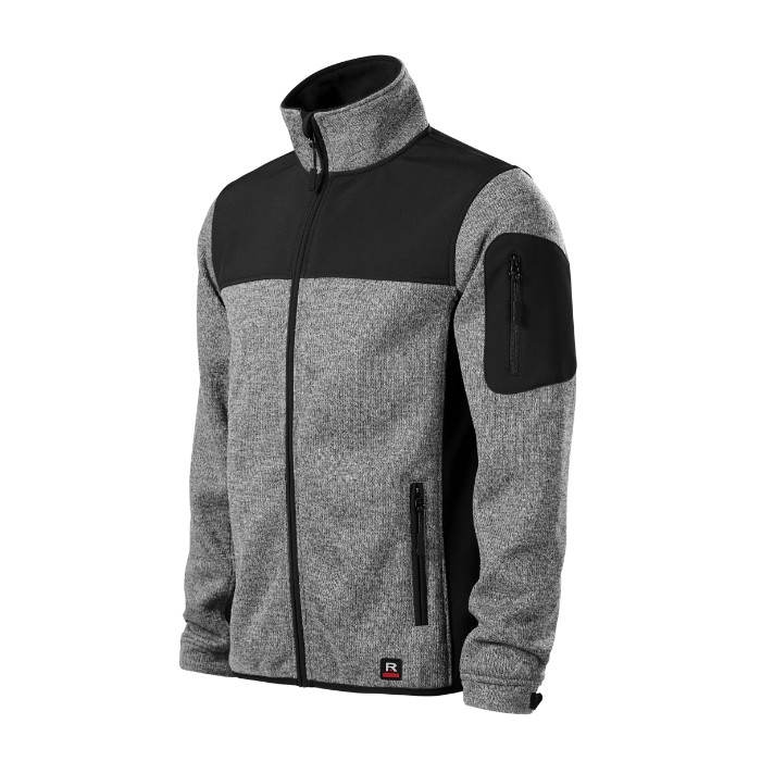 Blouson softshell homme Casual 550 - knit light gray
