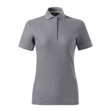 Polo femme Prime (GOTS) 235 - argent vieilli