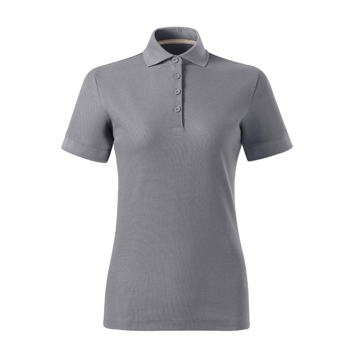 Polo femme Prime (GOTS) 235 - argent vieilli