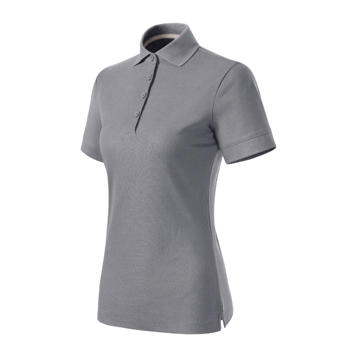Polo femme Prime (GOTS) 235 - argent vieilli