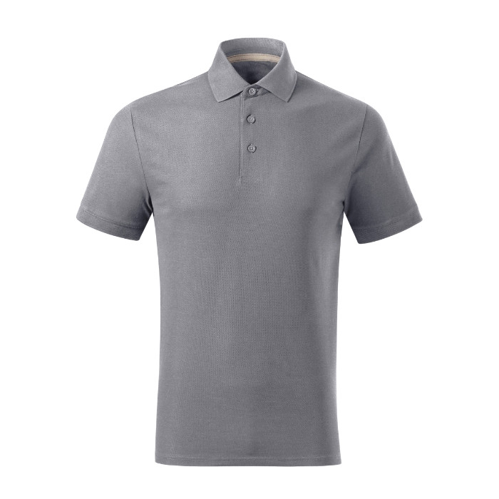Polo homme Prime (GOTS) 234 - argent vieilli