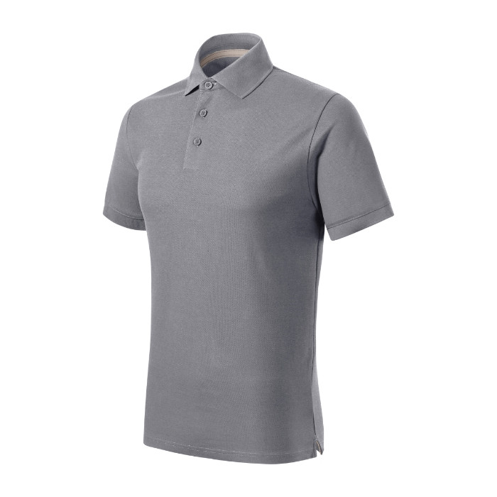 Polo homme Prime (GOTS) 234 - argent vieilli