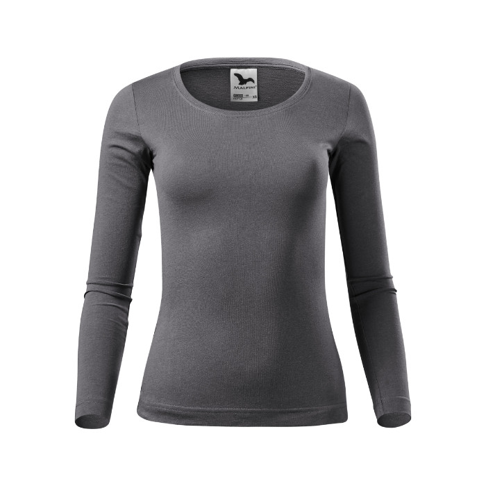 Tee-shirt femme Fit-T LS 169 - gris acier