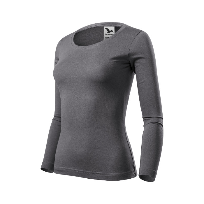 Tee-shirt femme Fit-T LS 169 - gris acier