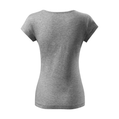 Tee-shirt femme Pure 122 - gris chiné foncé
