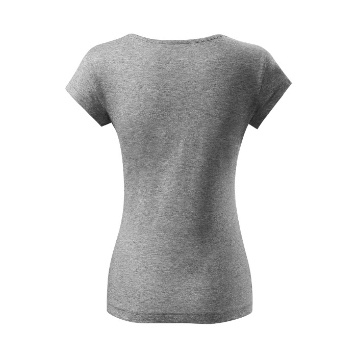 Tee-shirt femme Pure 122 - gris chiné foncé