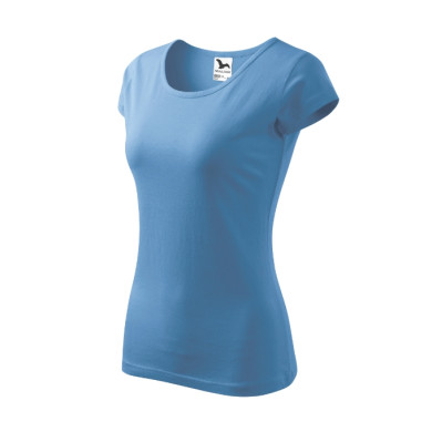 Tee-shirt femme Pure 122 - bleu azur