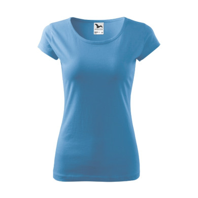 Tee-shirt femme Pure 122 - bleu azur