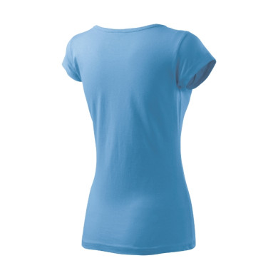 Tee-shirt femme Pure 122 - bleu azur