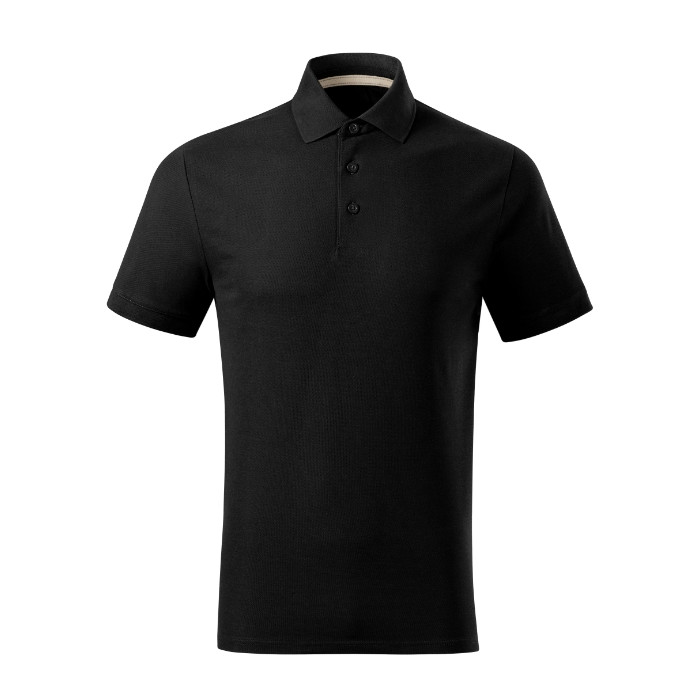 Polo homme Prime (GOTS) 234 - noir