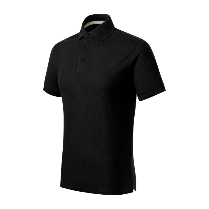 Polo homme Prime (GOTS) 234 - noir
