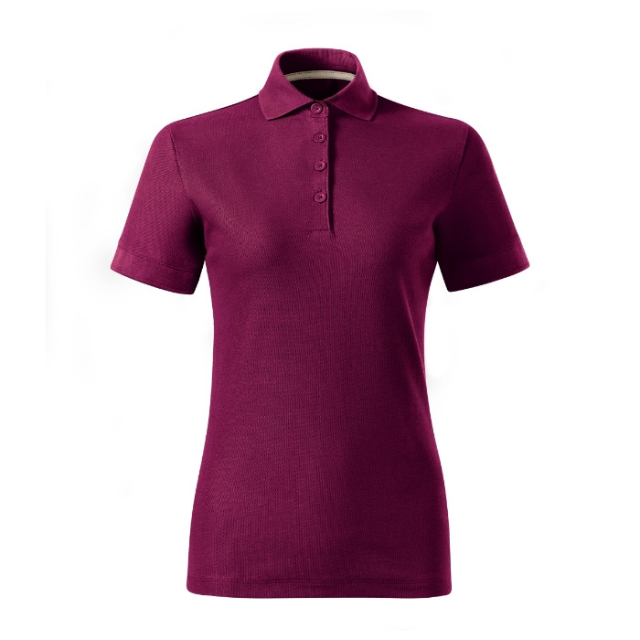 Polo femme Prime (GOTS) 235 - rhododendron
