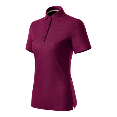 Polo femme Prime (GOTS) 235 - rhododendron