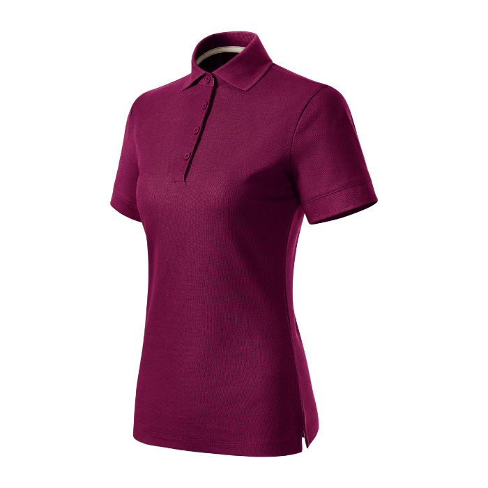 Polo femme Prime (GOTS) 235 - rhododendron