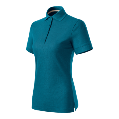 Polo femme Prime (GOTS) 235 - bleu pétrole