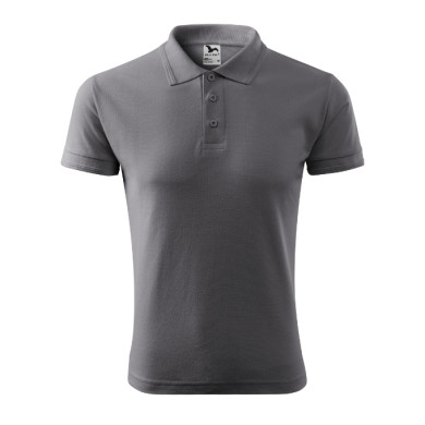 Polo homme Pique Polo 203 - gris acier