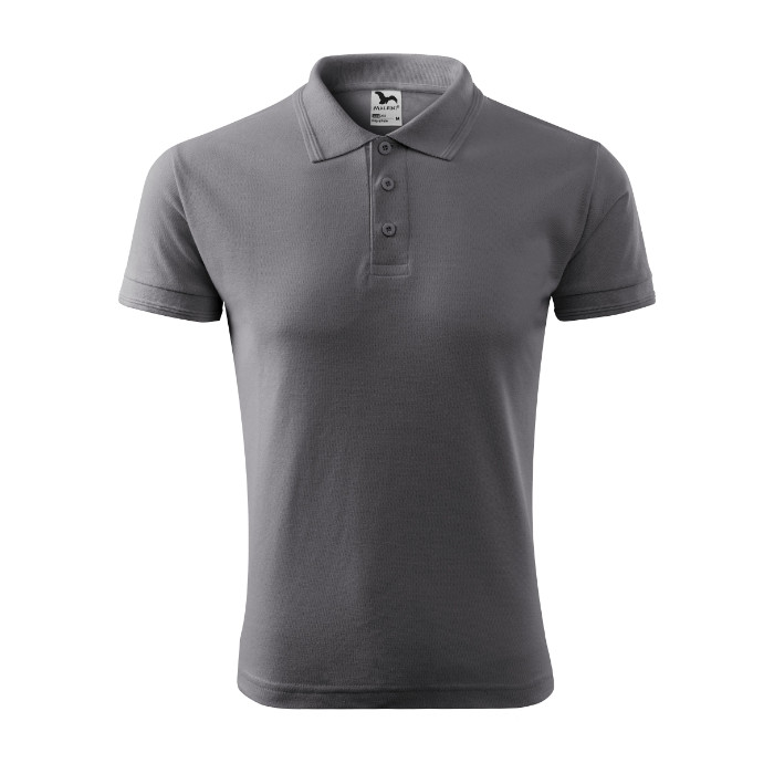 Polo homme Pique Polo 203 - gris acier