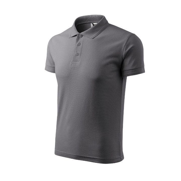 Polo homme Pique Polo 203 - gris acier