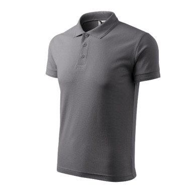 Polo homme Pique Polo 203 - gris acier