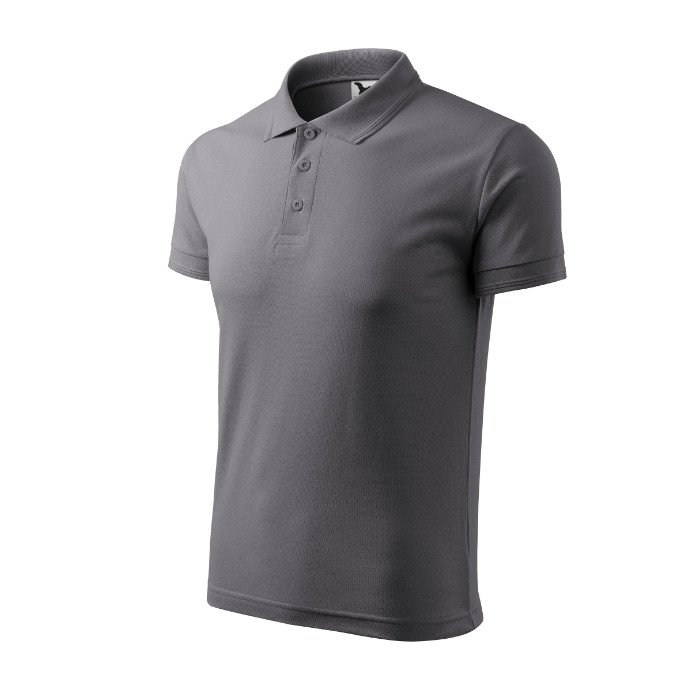 Polo homme Pique Polo 203 - gris acier