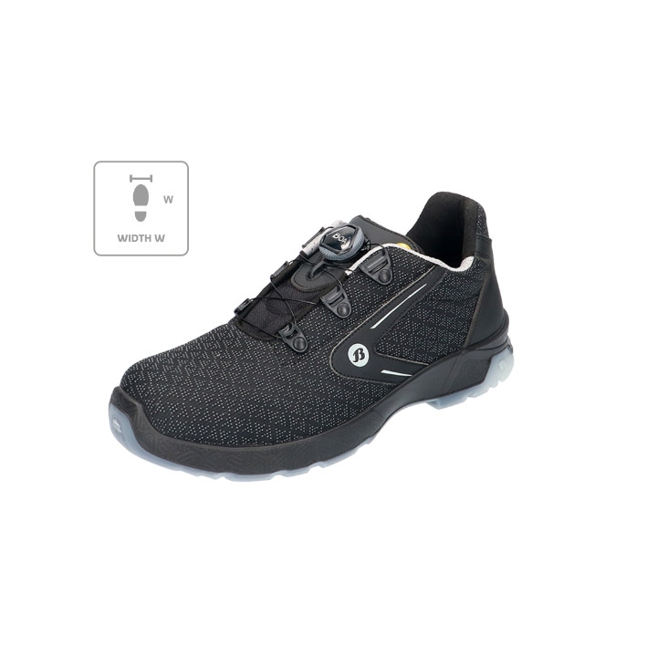 Chaussures de sécurité basses unisex SUMM SEVEN W B84 - noir