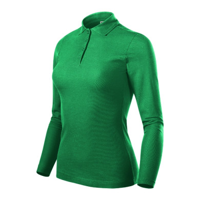Polo femme Pique Polo LS 231 - vert moyen