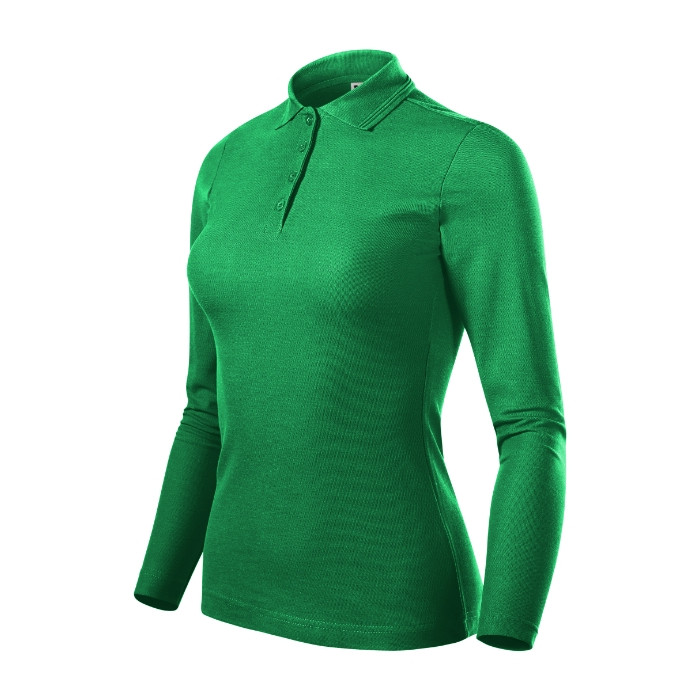 Polo femme Pique Polo LS 231 - vert moyen
