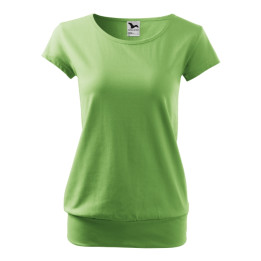 Tee-shirt femme City X20 - vert herbe