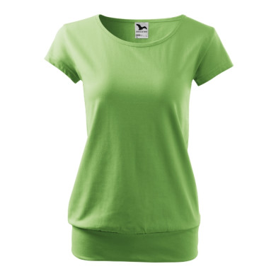 Tee-shirt femme City X20 - vert herbe