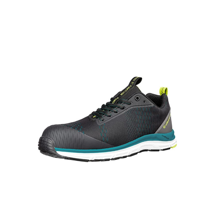 Chaussures de sécurité basses unisex AER55 IMPULSE BLACK BLUE LOW S24 - noir