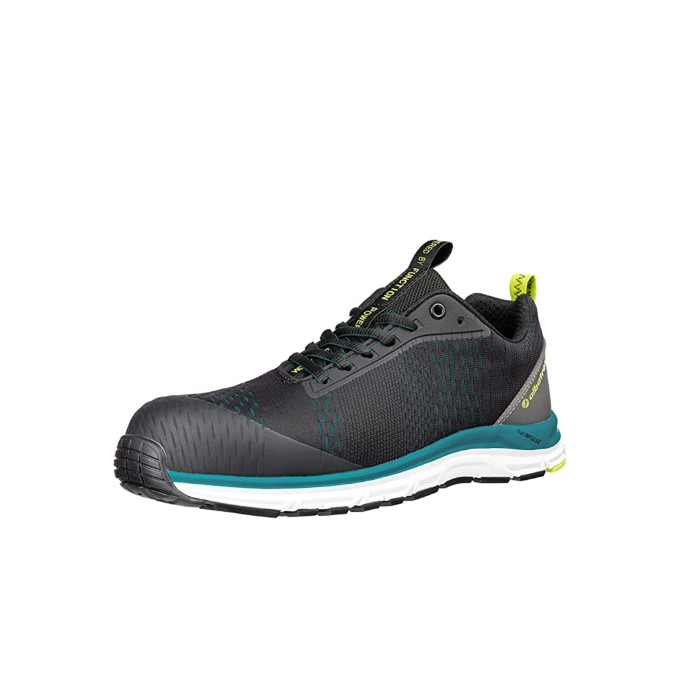 Chaussures de sécurité basses unisex AER55 IMPULSE BLACK BLUE LOW S24 - noir