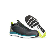 Chaussures de sécurité basses unisex AER55 IMPULSE BLACK BLUE LOW S24 - noir