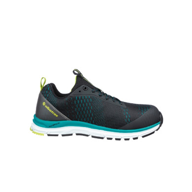 Chaussures de sécurité basses unisex AER55 IMPULSE BLACK BLUE LOW S24 - noir