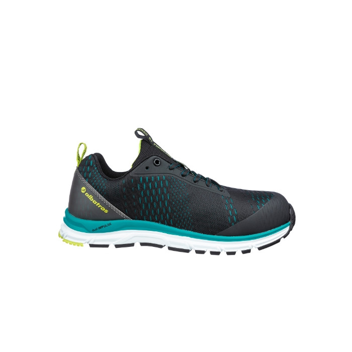 Chaussures de sécurité basses unisex AER55 IMPULSE BLACK BLUE LOW S24 - noir
